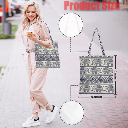 Hanamiya Na Tote Bag with Zipper Pockets, Tote Bag Reusable Shopping Grocery Bags Birthday Gifts for Women, Weekender Bags