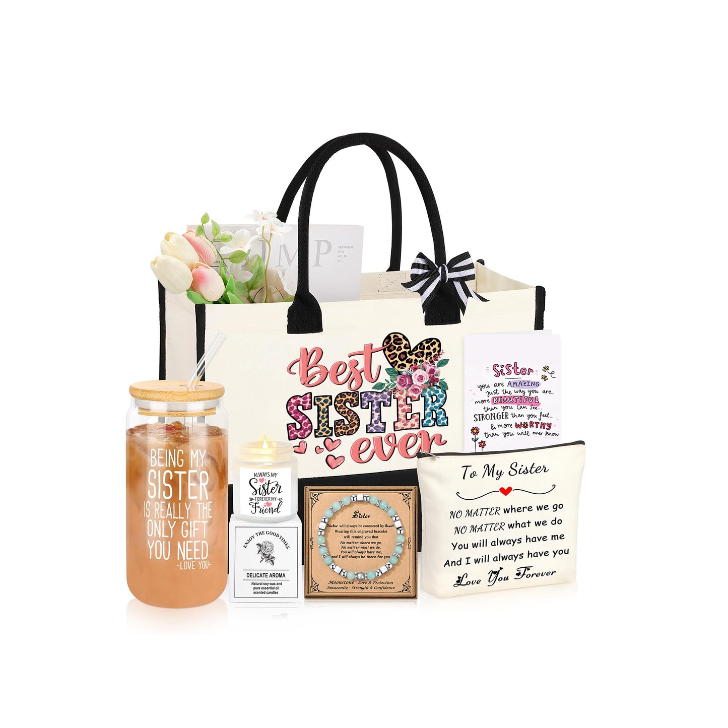 Gifts for Women Basket, Birthday Christmas Valentines Mothers Day Ideas Gifts for Mom Sister Grandma Daughter