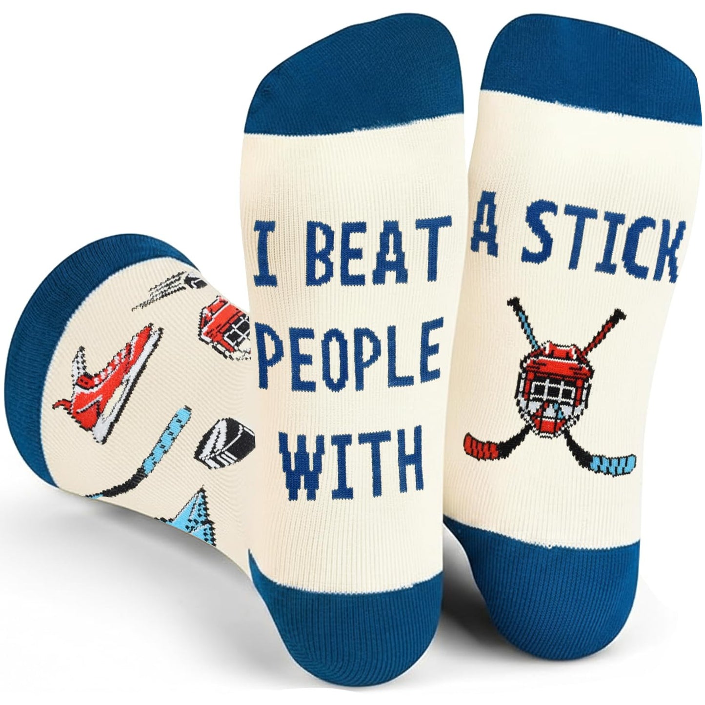 GOLIN Funny Saying Crew Socks, Novelty Gifts for Men Women Teens