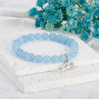 Swimming Lover Gift Swimmer Inspiration Gifts Swimmer Charm Bracelet Swimming Jewelry for Women Swimming Gift