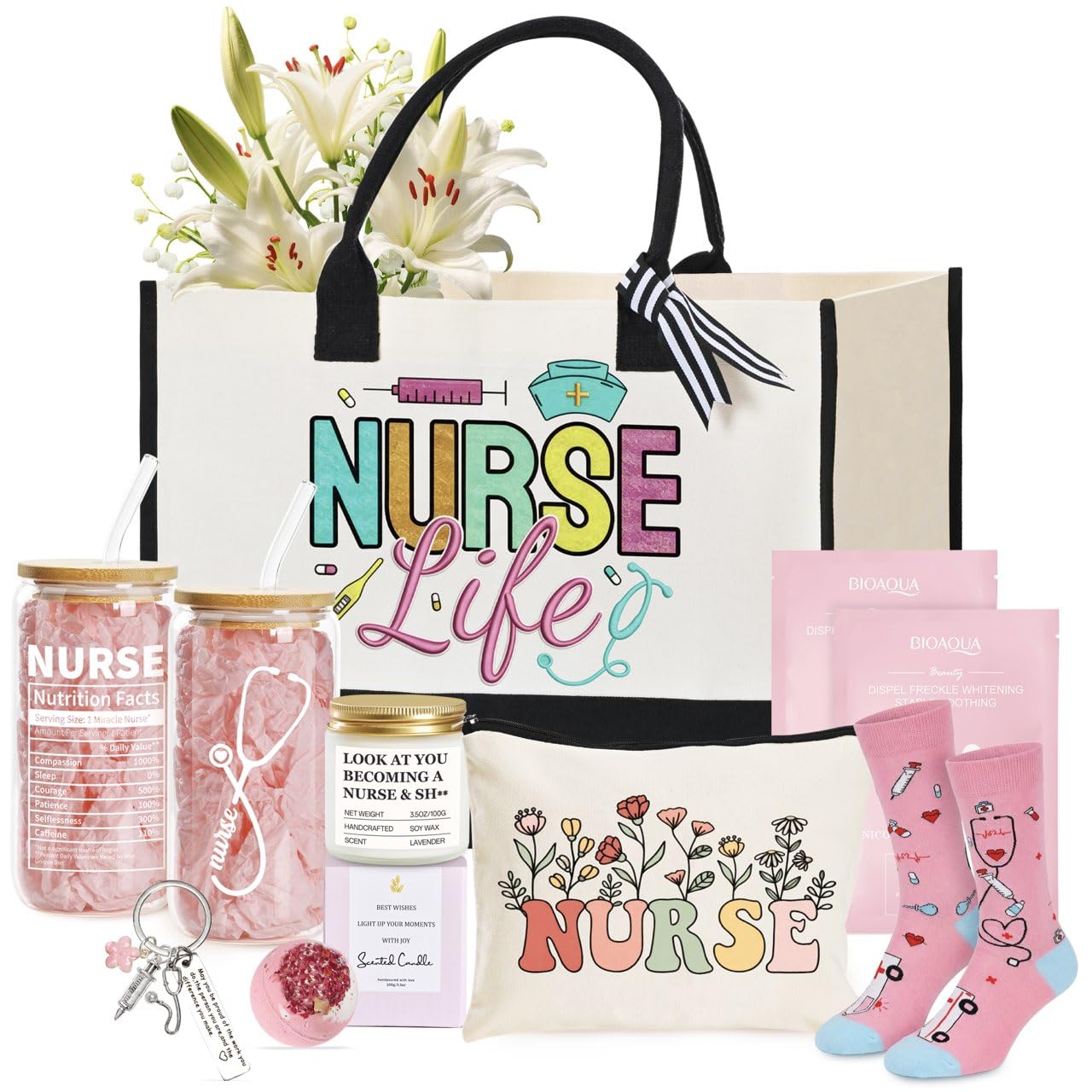Nurse Gifts Nurse Appreciation Gift Set for Women, Nurse Graduation Gift for Women, Birthday Gift for Nurses Week, Nurse Practitioner Gifts