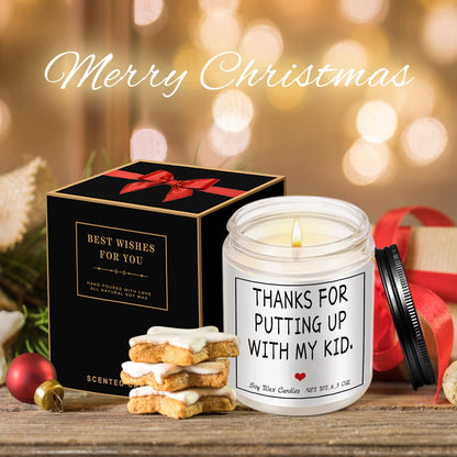 Teacher Appreciation Gifts Thank You Teacher Gifts for Women & Men Candles Present for Retired Teachers Idea for Graduation,Back to School