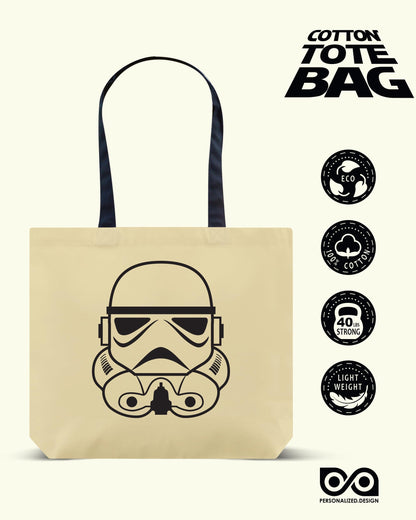 Personalized.Design Tote Bag Star Wars: Stormtrooper - Halloween Trick-or-Treat Bucket - Reusable Shopping Handbag