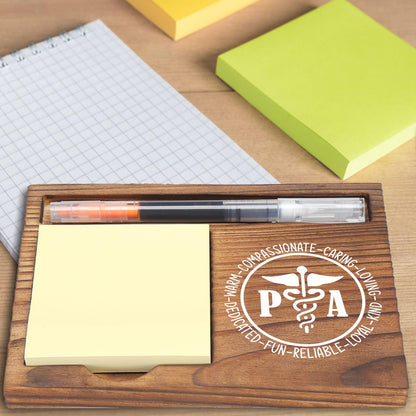 Physician Assistant Gift Desk Organizer, Appreciation Sticky Note Holder, Gifts for Physician Assistants, Healthcare Workers, Medical Professionals Graduation Retirement EDP157