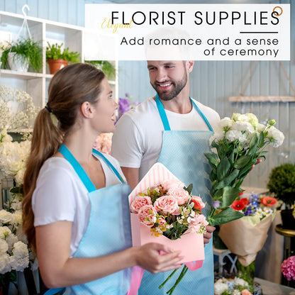 Geyee 16 Pcs Mother's Day Florist Bouquet Envelope Boxes Flower Bouquet Packaging Gift Paper Boxes Gift Wrapping Envelope Box Flower Bags for Graduation Valentines Wedding Party