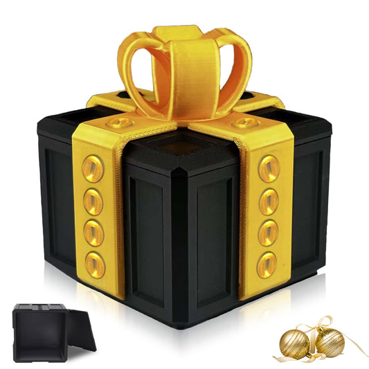 Annoying Gift Box with Screws The Annoying Present Puzzle Box Toy,Funny Surprise Prank Novelty Money Card Container