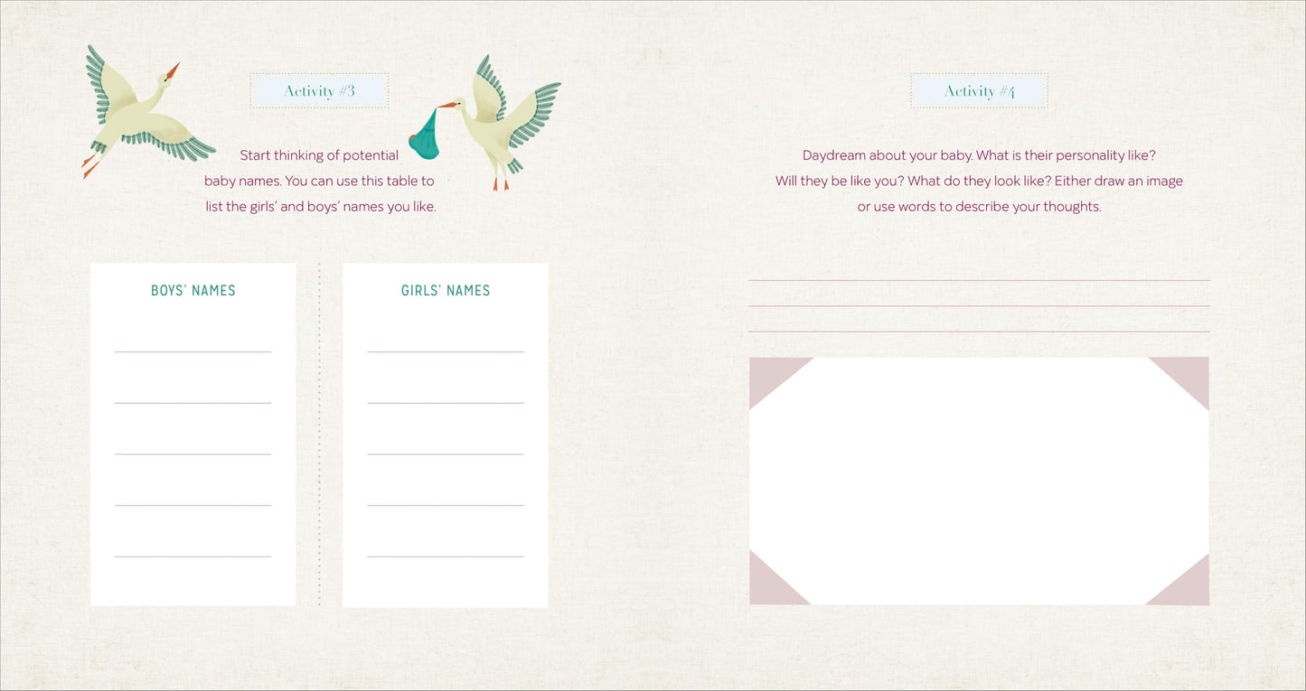 The First-Time Mom's Pregnancy Journal: Monthly Checklists, Activities, & Journal Prompts