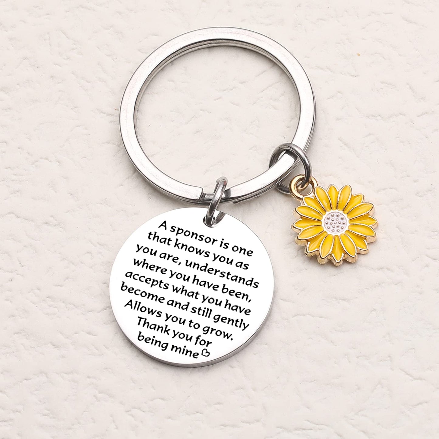 Confirmation Sponsor Gifts Keychain Confirmation Gifts AA Sponsor Appreciation Keychain