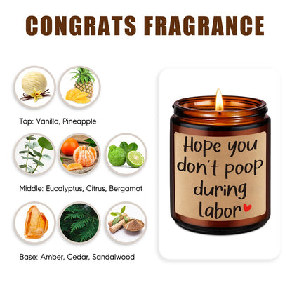 Fairy's Gift New Mom Candle for Women, Funny Baby Shower, Pregnancy Gifts for First Time Mom, Pregnant Women Wife Friend, Maternity, 1st Mothers Day, Pregnancy Gifts for Expecting Mommy Mama to Be