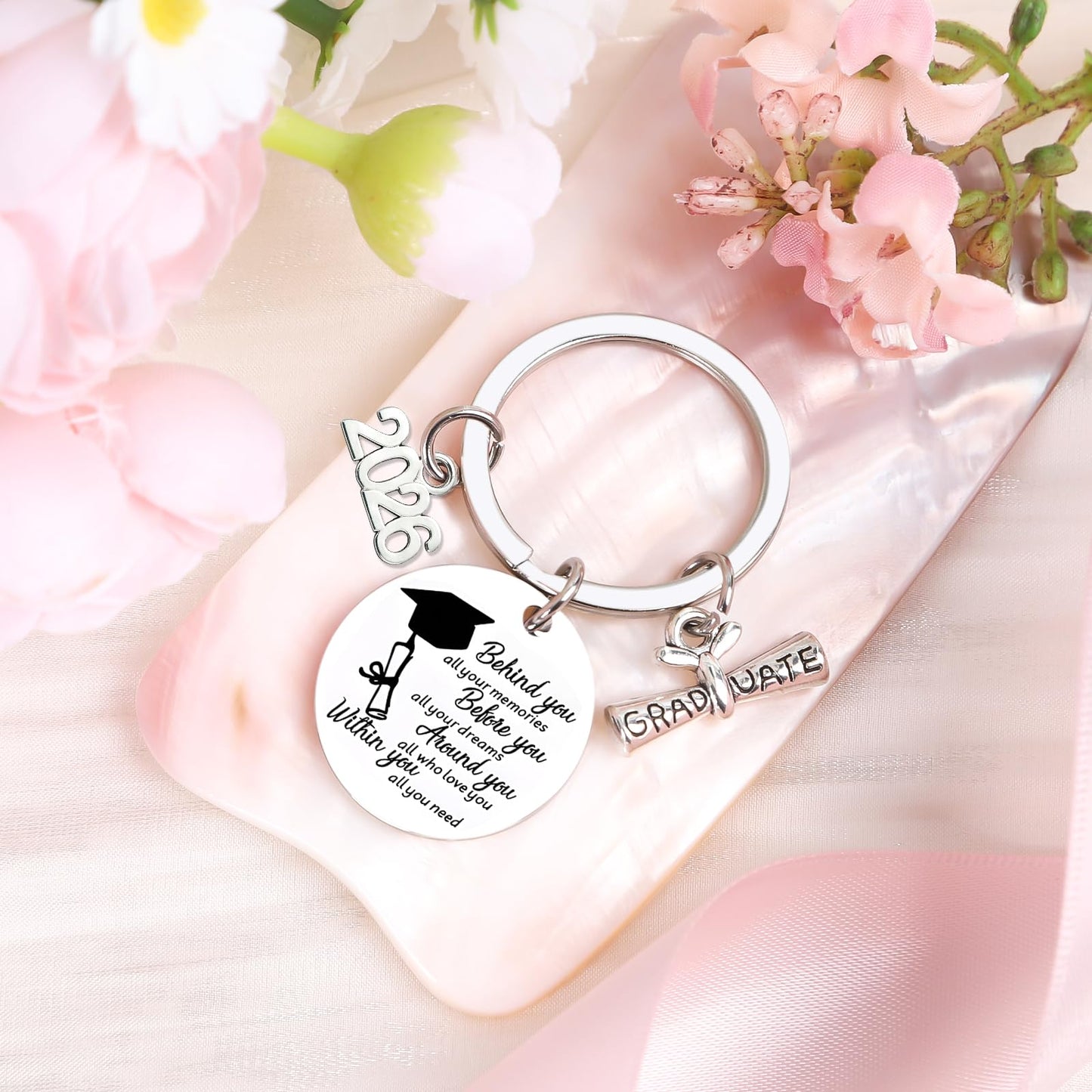 Christian Graduation Gifts to Him - 4Pcs Religious Graduation Gifts, Bible Verse Jar, Keychain, Congrat Grad Cards, High Shool College Master Phd Graduate Gift for Son Grandson Nephew