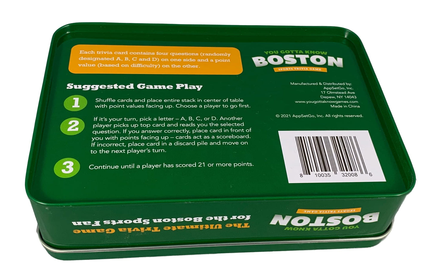 You Gotta Know Boston - Sports Trivia Game