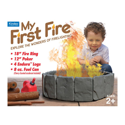 Prank-O My First Fire Prank Gift Box – Funny Empty Gag Gift Packaging for White Elephant, Christmas & Office Parties, Hilarious Joke Gift Box to Hide Real Presents for Friends & Family
