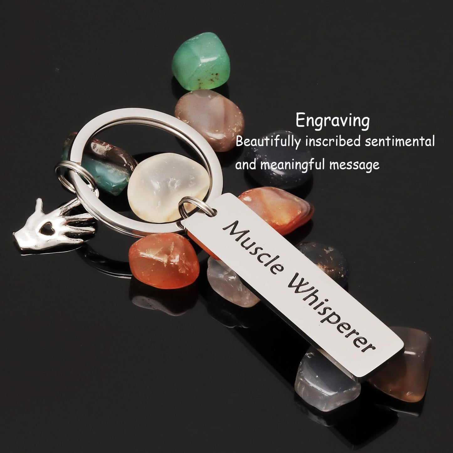 Kivosliviz Massage Therapist Gifts for Women - Lmt Gifts & Massage Therapy Accessories Keychain
