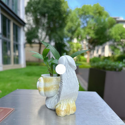Snail Planter Penis Planter Penis Plant Snail Flower Pot Indoors and Outdoors Resin Fun Flower Pot Mischievous Joke Gift