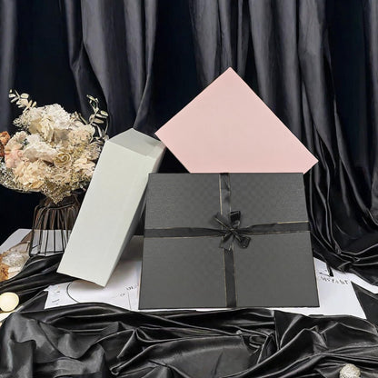YINUOYOUJIA Large Gift Box 16.5x13x5.5 inches,Pink Gift Box for Presents,Birthday,Valentine's Day,Mother's Day,Christmas,Anniversary.