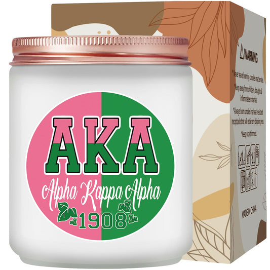 Maybeone Aka Sorority Gifts for Women - Sorority Gift for Sister - 7 Oz Aka Paraphernalia Lavender Candle