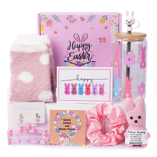 Easter Basket Stuffers for Teens Girls, Unique Easter Gifts for Teens Girls Women Adult Daughter, Easter's Basket Essentials Bunny Gift for Girl Adults, Teen Girl Easter's Baskets Ideas