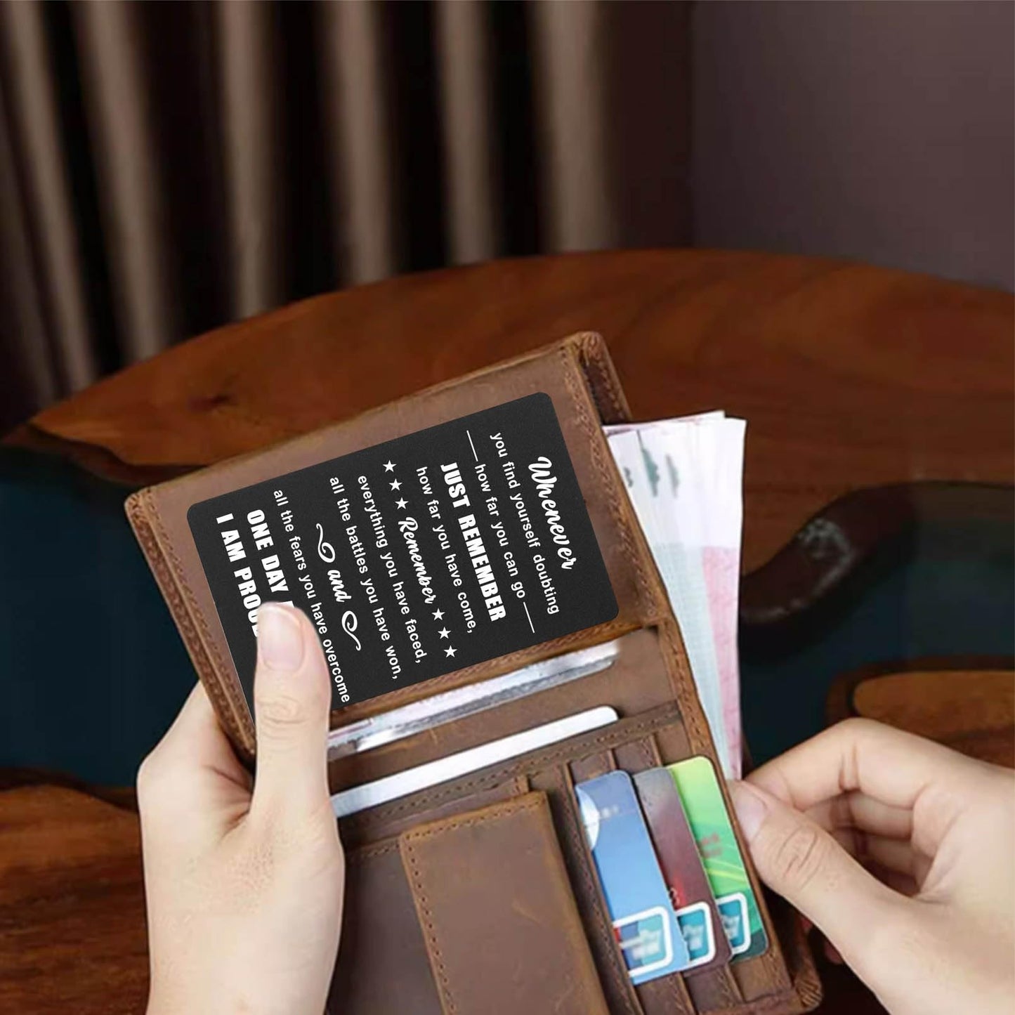 Sobriety Gifts for Men Women - Sober Metal Wallet Cards - Addiction Recovery Sober Anniversary Keepsake - Recovery AA NA Gifts