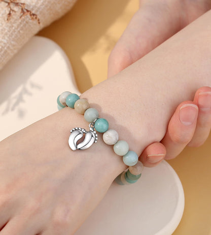 TONY & SANDY New Mom Gifts, Beaded Bracelets for First Time Mom Gifts on Mother's Day, Easter, Birthday, Christmas