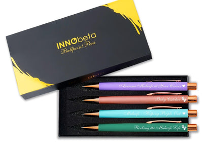 InnoBeta Midwife Gifts, Ballpoint Pen Set of 4, Gift Ideas for Midwife, OB, Labor Nurses, Baby Catcher,