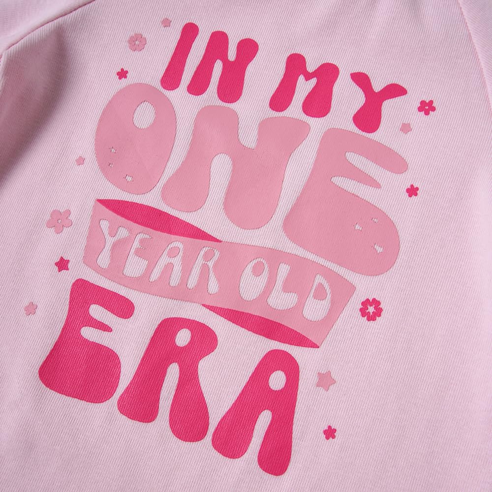 First Birthday Baby Girl outfit Gifts In My One Year Old Era 1st Birthday Infant Short Clothes + Shorts Set