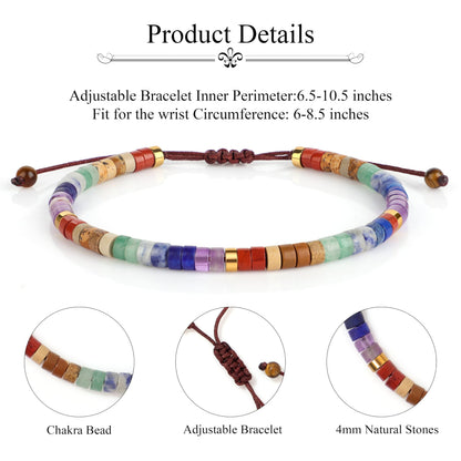 JoycuFF Inspirational Gifts for Women Get Well Soon Thinking of you Gift for Women Healing Natural Stone Bracelets