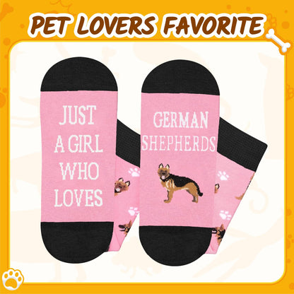 HAPPYPOP Funny Dog Lover Gifts - Husky Chihuahua Socks for Women, Beagle Valentine Gifts
