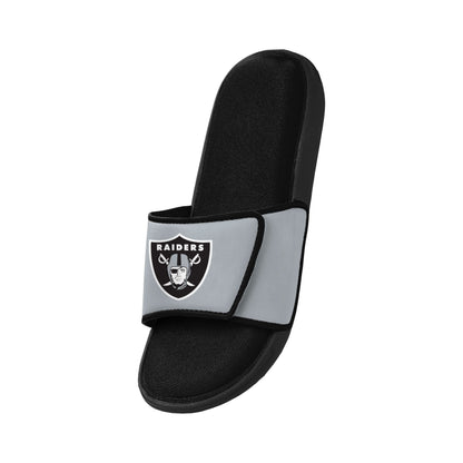 FOCO mens NFL Team Logo Sport Shower Foam Slide Flip Flop Sandals