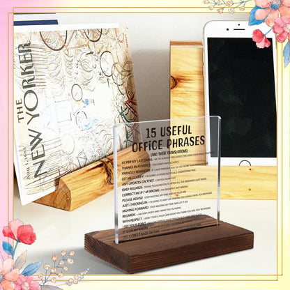 Silly Office Gifts for Women, Humorous Office Gifts for Coworkers, Managers, Sarcastic Office Gift for Coworkers, Managers,Modern Acrylic Desk Plaque, 10 x 10 x 1.5 cm,XXD63