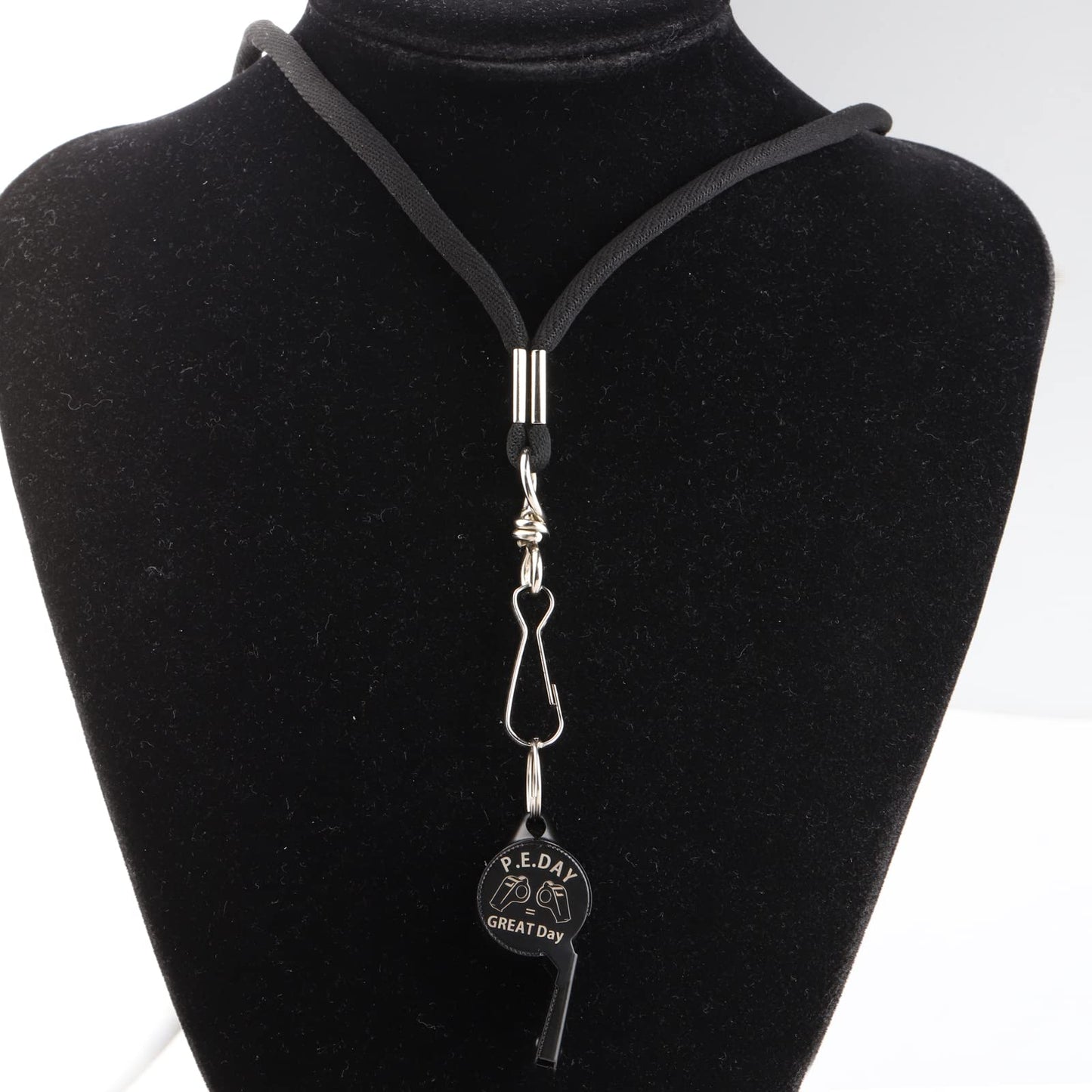 UJIMS PE Teacher Whistle Physical Education Teacher Appreciation Gifts Gym Teacher Gifts Whistle for Elementary School Coach (PETeacherBlackWhistle)