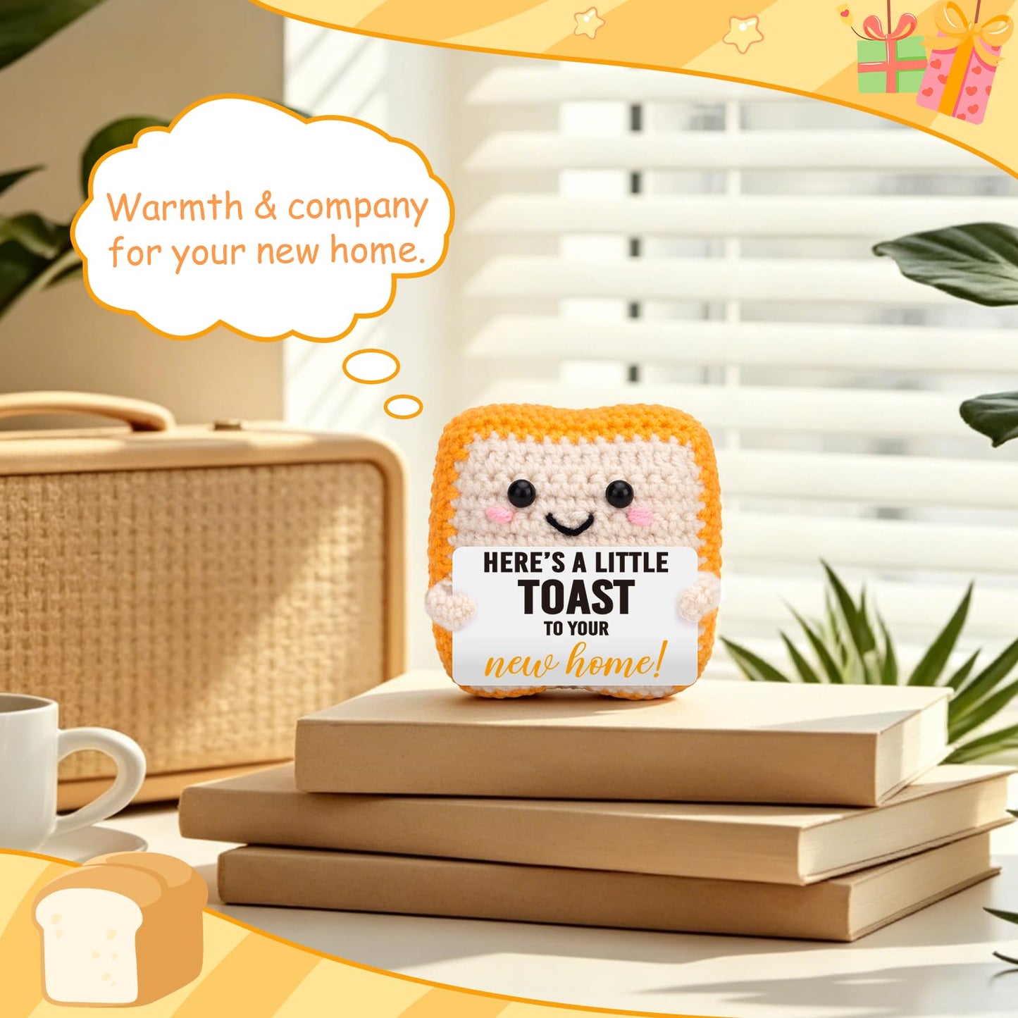MAMAGIFTREE Housewarming Gift for New Home, Funny NewHome Gift for Women Men Friend, First Home Gifts Ideas, Cute House Warming Present for Homeowners