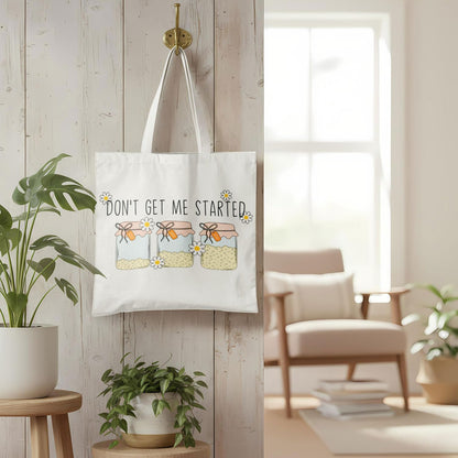 Sourdough Baking Tote Bag, Funny Bread Baker Gifts Canvas Tote Bags, Reusable Grocery Shopping Bag