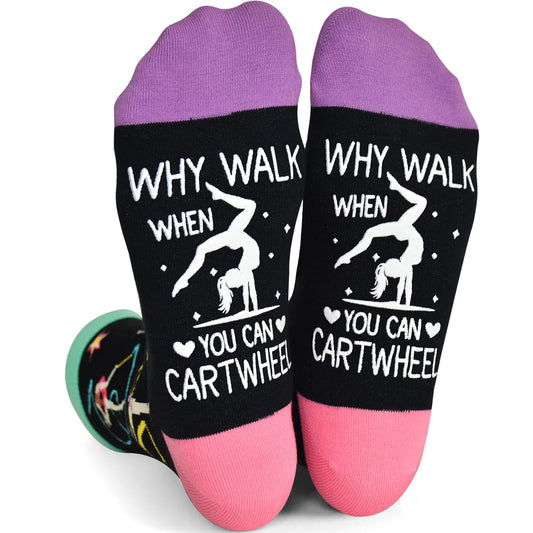 GOLIN Funny Socks Gift Idea for Women Girls - Novelty Birthday, Christmas Holiday Socks for Coach, Team, Sports Lovers