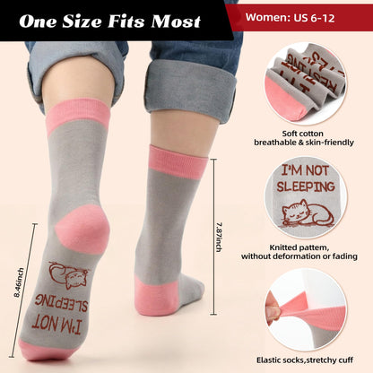 Funny Gifts for Men Women, Fathers Mothers Day Humor Novelty Crew Sock Birthday Present for Couple Friend