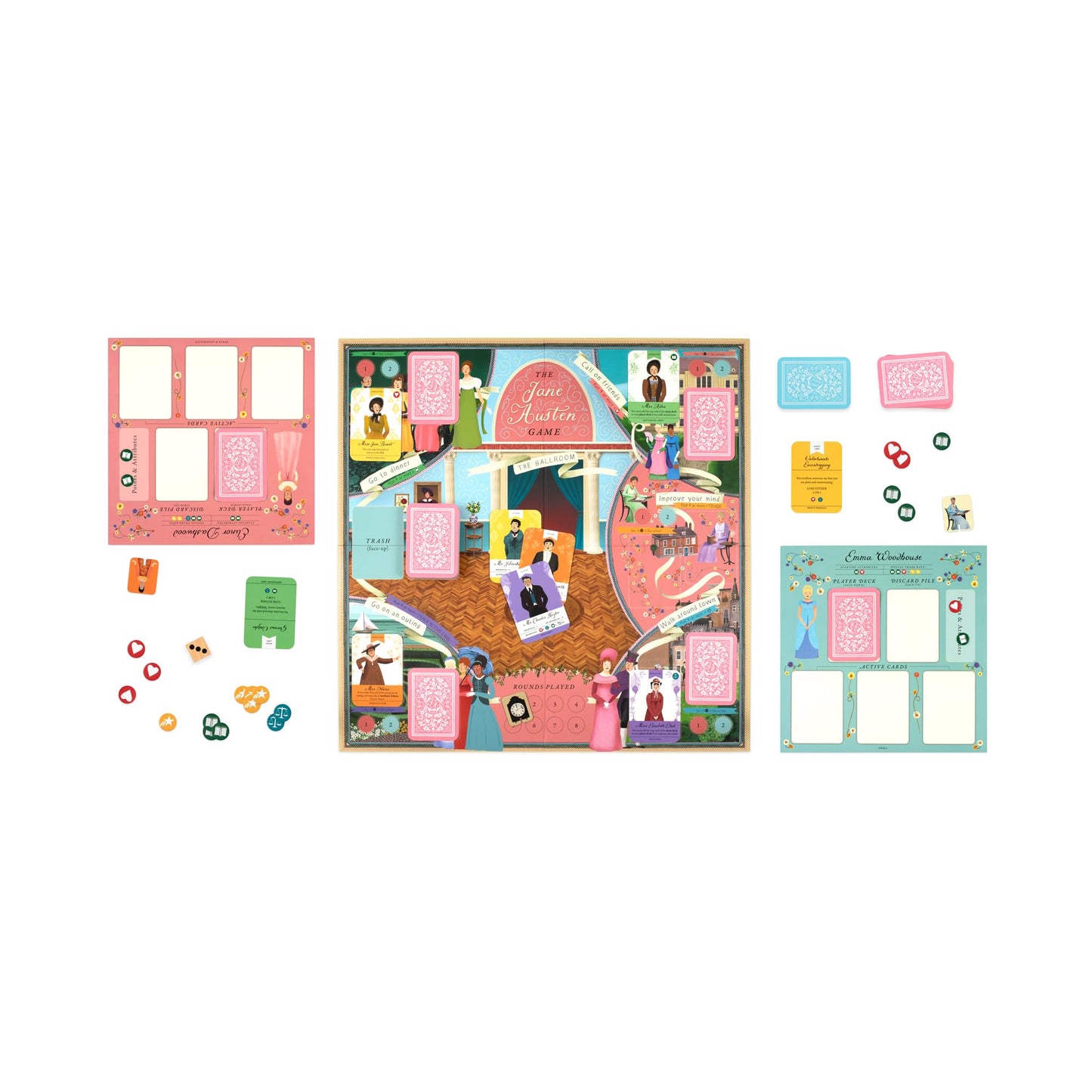 The Jane Austen Game: an immersive boardgame – Play as Your Favorite Austen Heroine!