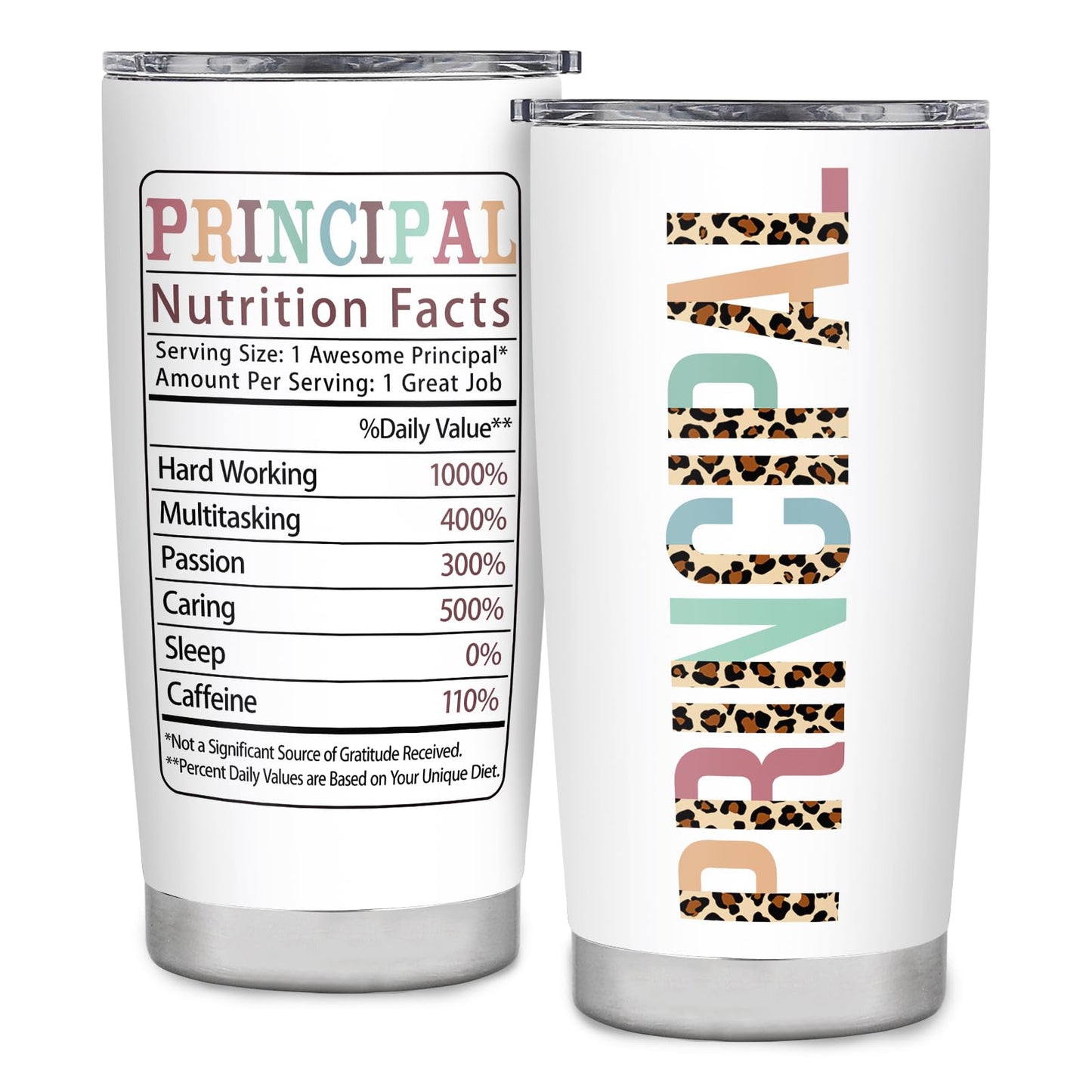 Principal Appreciation Gifts,Principal Gifts,Best Principals Day Gifts,Principal Birthday Teacher Appreciation Day Retirement Gifts for Women,Travel Coffee Tumbler Mug 20oz
