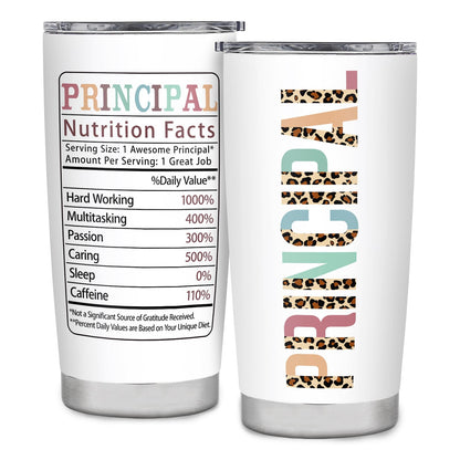 Principal Appreciation Gifts,Principal Gifts,Best Principals Day Gifts,Principal Birthday Teacher Appreciation Day Retirement Gifts for Women,Travel Coffee Tumbler Mug 20oz
