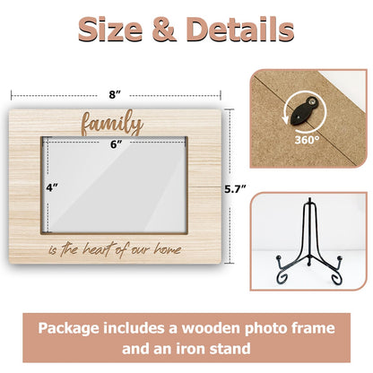 Family Picture Frame, Family Photo Frame, Adoption Day Gifts Cute Picture Frame 4 x 6 Photo/14