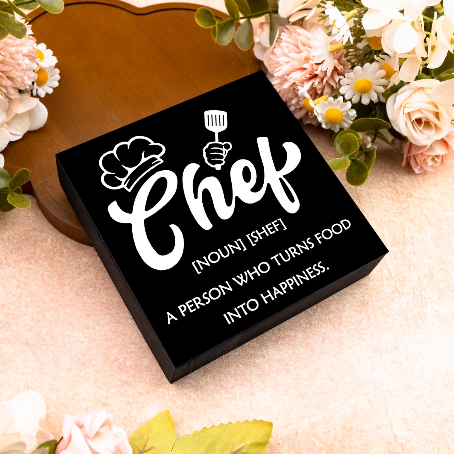 Chef Gifts For Chefs Men Women Wooden Sign Kitchen Decor Unique Gifts For Chefs Appreciation Gift Birthday Anniversary Christmas Gift