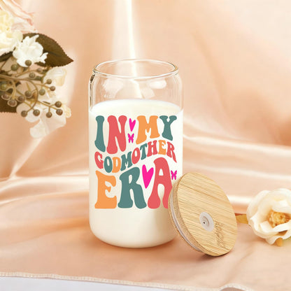 Godmother Proposal Gift Set - Will You Be My Godmother Box with Coffee Glass Cup, Cross, Socks & Card - Unique Gifts for Women from Godchild