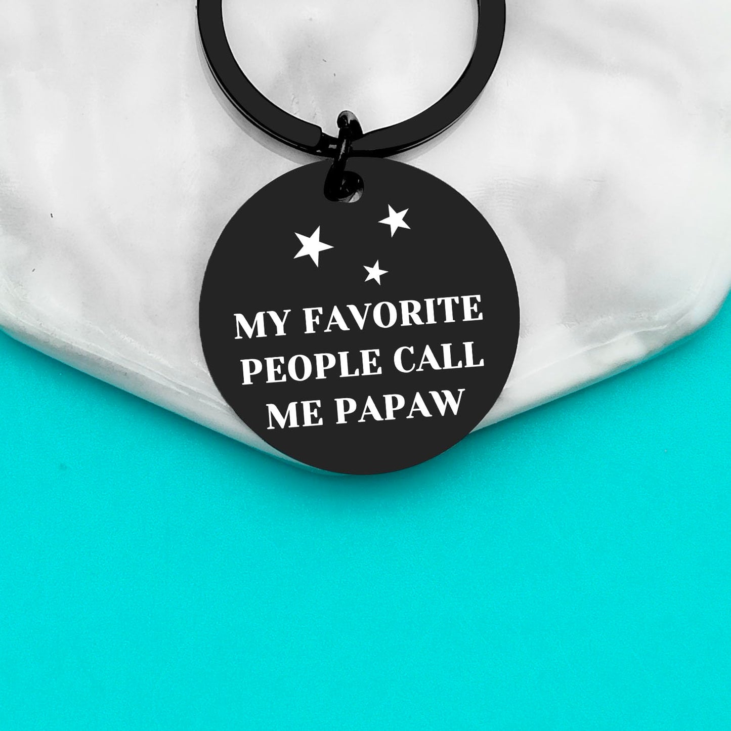 Xiahuyu Grandpa Gifts Papaw Keychain My Favorite People Call Me Papaw Keychain Christmas Birthday Gifts for Grandpa Grandad Papaw Fathers Day Gift Grandpa Gift from Grandkids