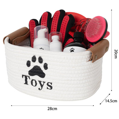XXXL 20 Pieces Dog Gift Basket for Dogs, Pet Spa Gift Set with Shower Gel, Shampoo, Toys, Plush, Rubber, Rope, Training Toys, Birthday Gifts for Pet