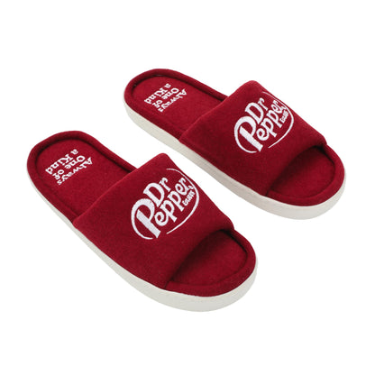 Packed Party Dr Pepper Always One Of A Kind Men's Red Slide Slippers -Small