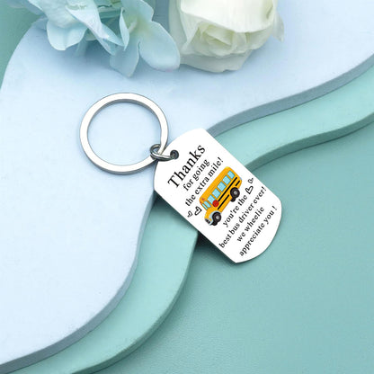 School Bus Driver Gifts Bus Driver Appreciation Gifts Valentine Gift Thank You Keychain Birthday Thanksgiving Day Christmas Stocking Stuffers Birthday Gift Retirement Custodian Appreciation Gift