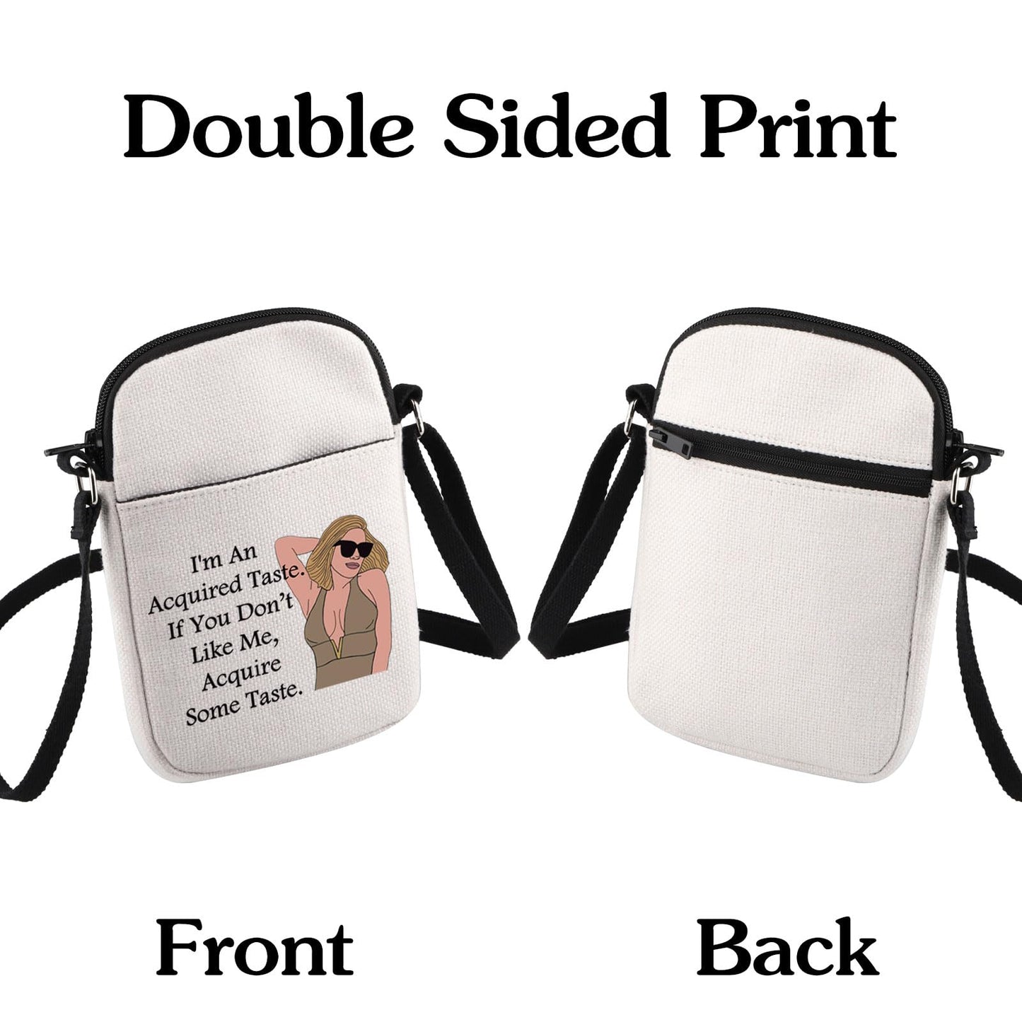 RHONY Inspired Crossbody Bag I'm An Acquired Taste Small Sling Bag Real Housewives Gift