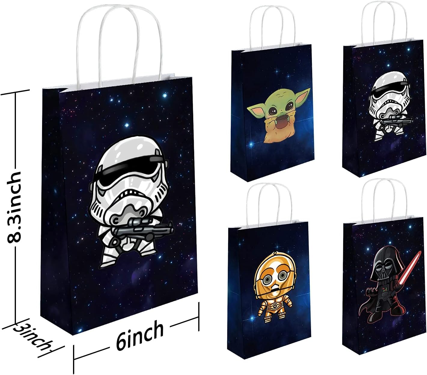 BILITOK Inspired Party Favors - 32 Pack Space Adventure Gift Bags for Birthday Decorations & Supplies (32)