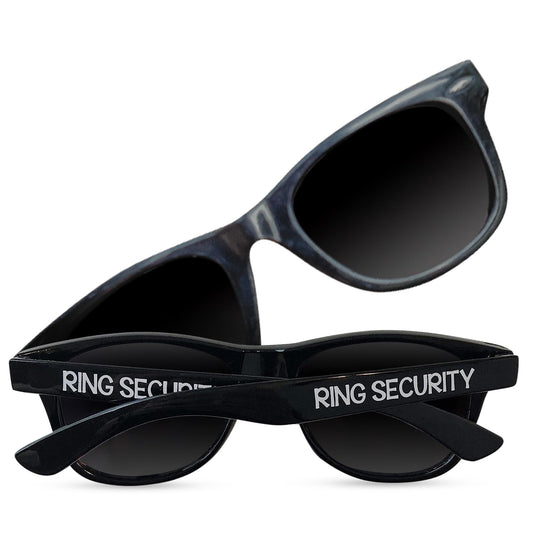 The Crafty Engineer Ring Bearer & Flower Girl Proposal Gifts - Chic Sunglasses for Little Boys & Girls, Perfect Ring Bearer (Black (Ring Security))
