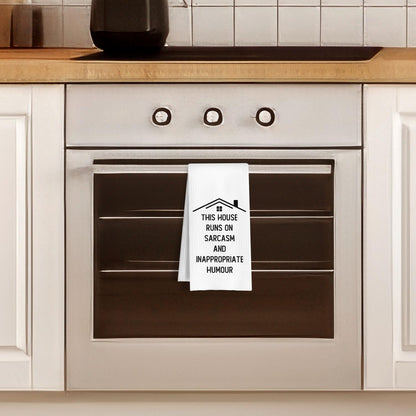 Funny Housewarming Gifts Kitchen Towels, Adult Humor Gifts Dish Tea Towels, House Warming Gift New Home Decorative Hand Towel for Bathroom Kitchen, 16x24 Inch