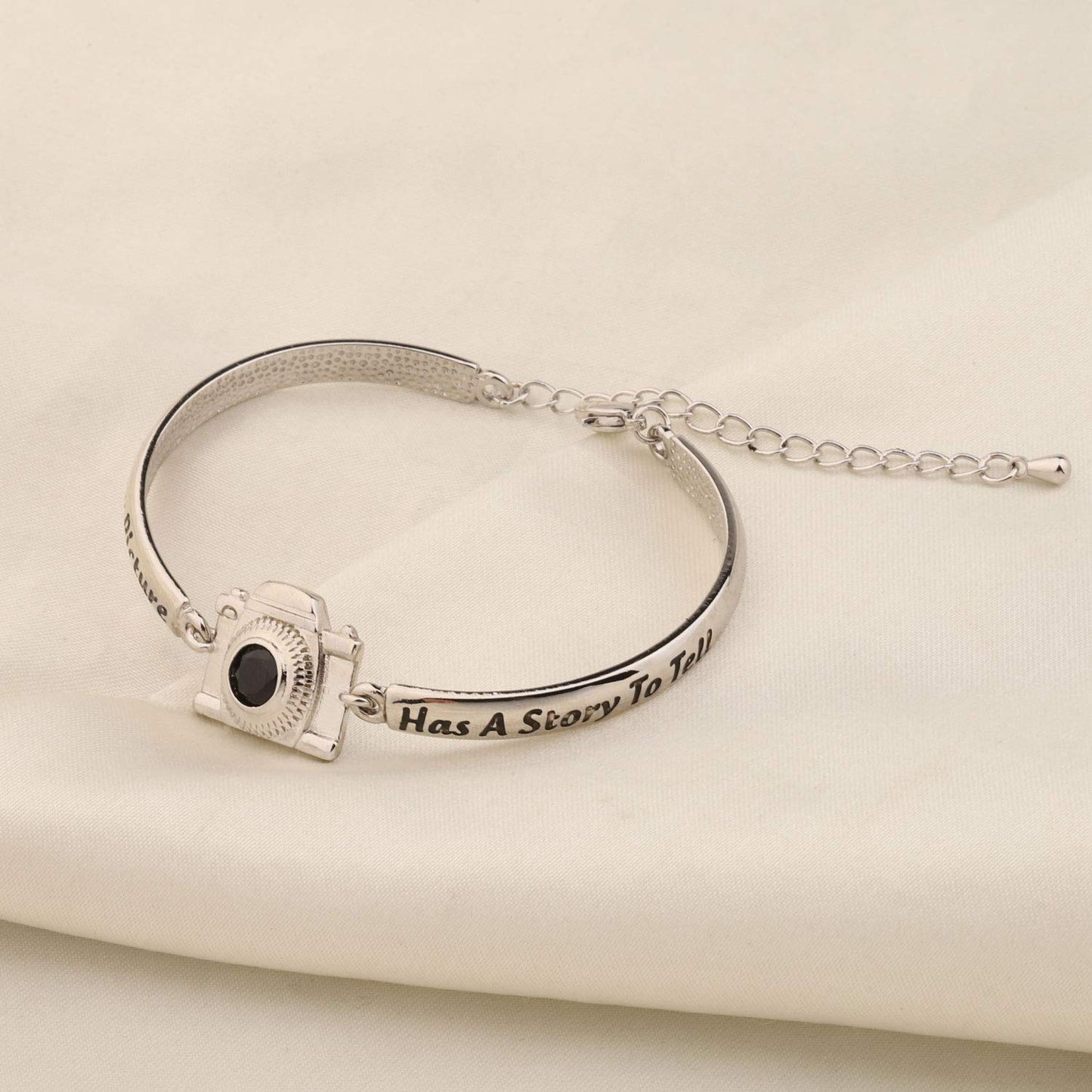 AKTAP Photograph Bracelet Camera Charm Because Every Picture Has a Story to Tell Photography Gifts for Photographers Women Best Friends