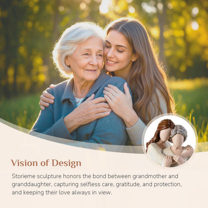 Storieme Grandma Birthday Gifts from Granddaughter: Great Grandmas Gift Ideas for Mothers Day Christmas from Grandkids Grandmother Figurines Statue